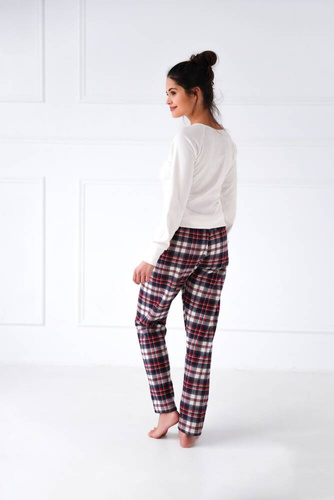 Mollie Дамска пижама Sensis Interlock - кремава