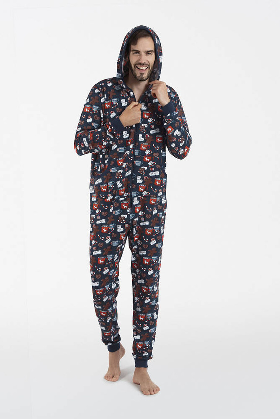 Рохас Италианска мода мъжки гащеризон - принт 