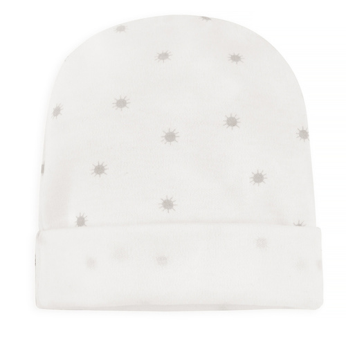 Бебешка шапка Hello Pinocchio - слънчогледи в екрю