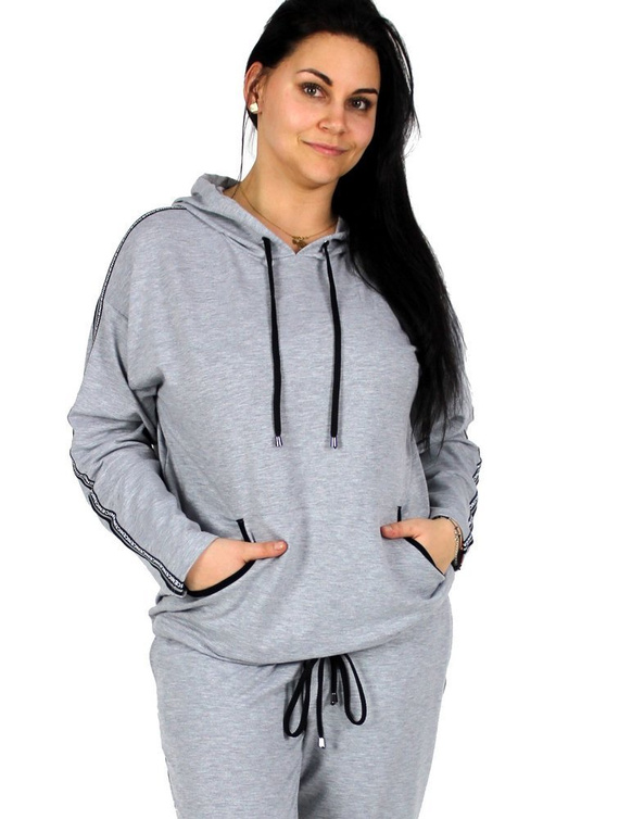 459 Nice Forex дамски спортен костюм - светъл меланж