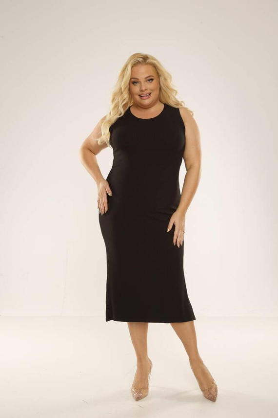 707 Freya Дамска рокля от De Lafense - черна