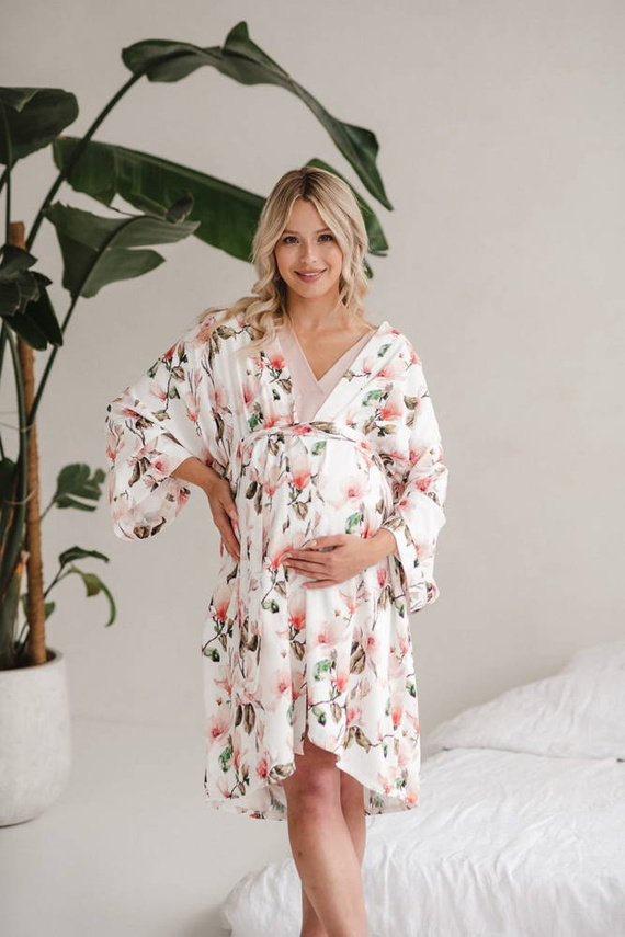 Magnolie szlafrok bambusowy Milk&Love 