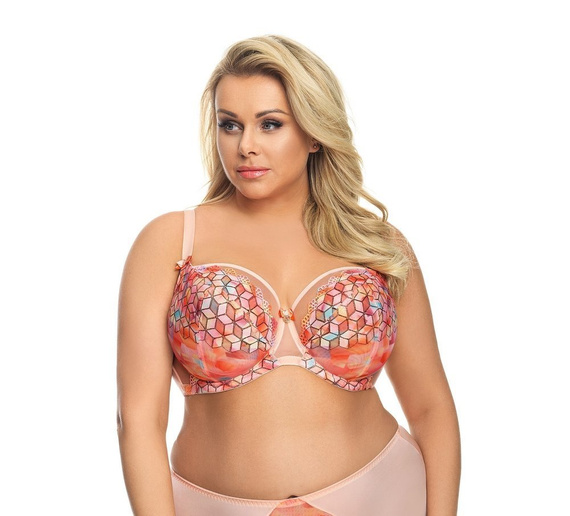 K 558 Rainbow мек сутиен Gorsenia - праскова
