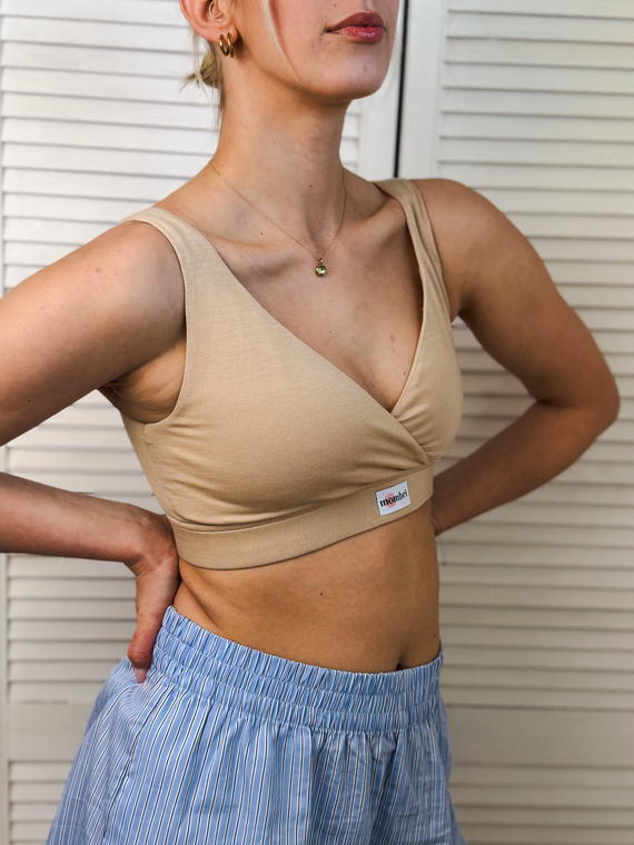 Milk&Love Mombri Klasyk непромокаем сутиен за кърмене beige