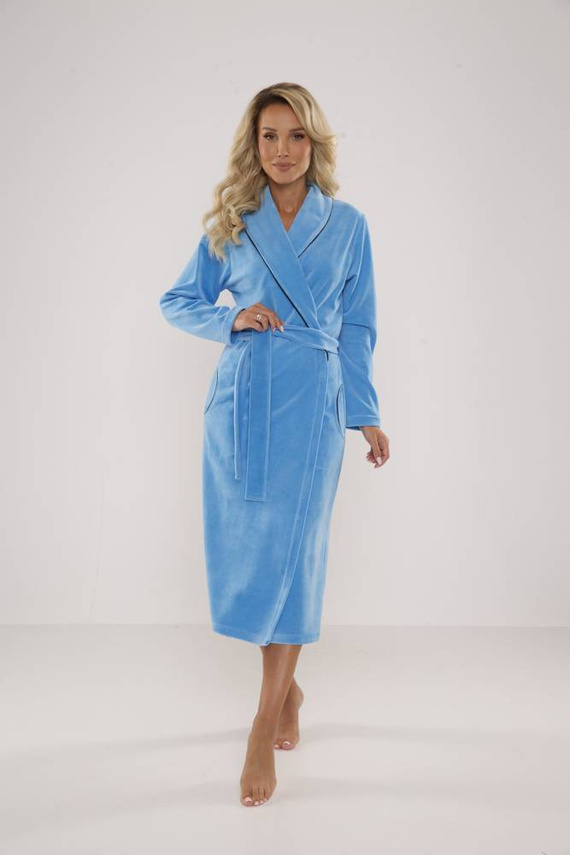 389 / 390 Lydie Дамски халат Forex - син