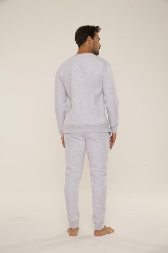 813 Indigo Мъжки спортен костюм от De Lafense - светъл меланж