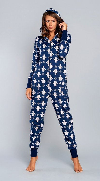 Дълъг дамски гащеризон Nana Италианска мода - червен 