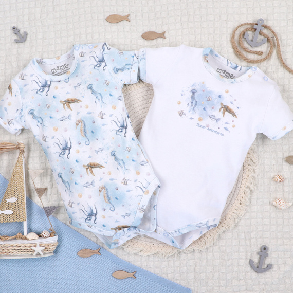 ABN-5448 Боди от био памук Sea Of Joy Nini – органичен памук, къс ръкав