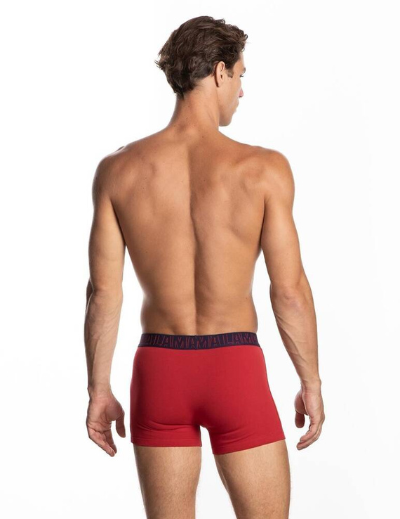 M-1056 SZG Мъжки боксерки Lama червено зелено