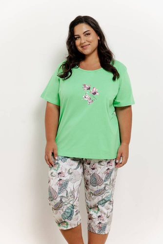 3372,3373 Дамска пижама Lia Taro - зелена