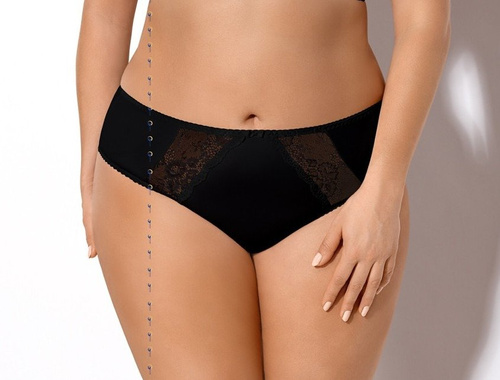 Gorsenia K 358 Blanca черни бикини