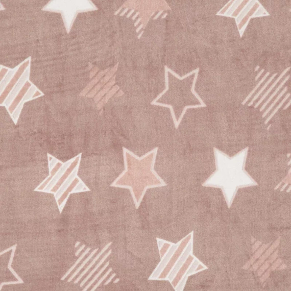 Flano 4 звезди спално бельо от велур Eurofirany прахово розово