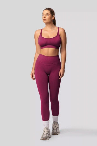 Клин push-up Spaio PRO висок талия плътен моделиращ red wine