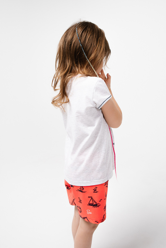 Marina Пижама за момичета Италианска мода - светъл меланж