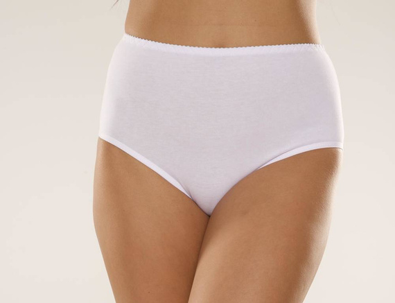 018 Sara Бикини с висока талия De lafense - бяло