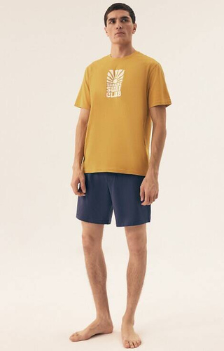 42600 Мъжка пижама Sun Henderson - жълта