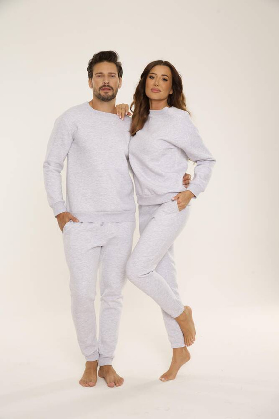 813 Indigo Мъжки спортен костюм от De Lafense - светъл меланж