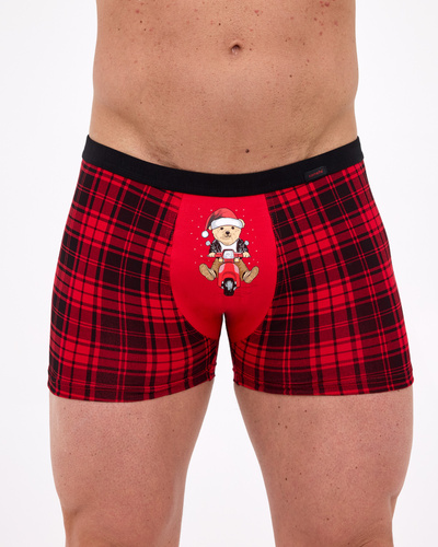 007/78 – мъжки коледни боксерки, 95% памук 5% еластан, опаковани в кутия
