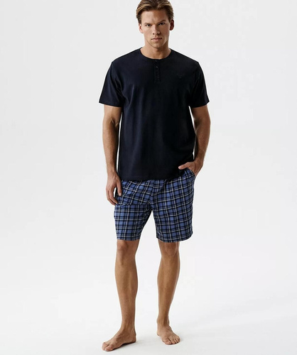 NMP-401 Лятна Мъжка Пижама 100% Памук Peach