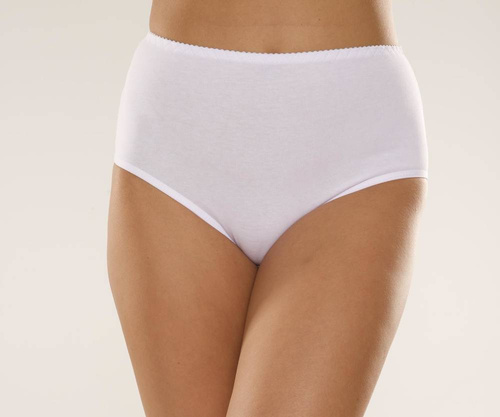 018 Sara Бикини с висока талия De lafense - бяло