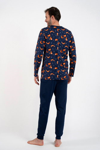 Witalis Мъжки пижами с дълъг ръкав, дълги панталони Италианска мода