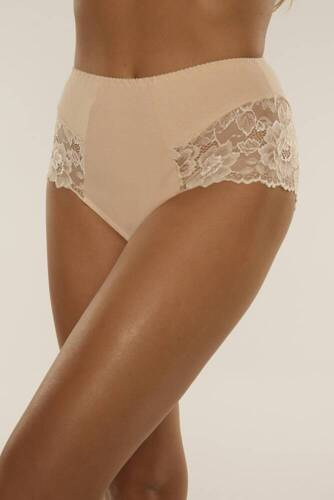 530 Iness Панталони с висок ръст De lafense - бежов