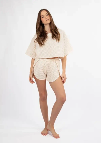 DK-K-W02 Дамски комплект Dkaren - екрю