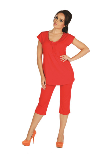 884 / 889 Visa Дамска пижама Forex - червена