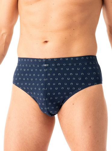 Мъжки слип MPP 612 B25 Key navy blue - памук, 2 бр. в кутия, комфорт и стил