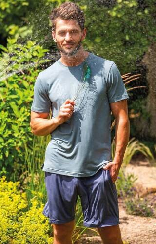 MNS 750 Bamboo Key Мъжка пижама - маслина