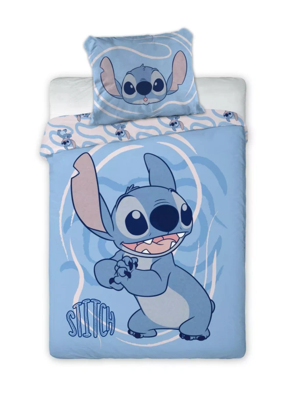 Детско спално бельо Lilo i Stitch Faro 100x135 памук + калъфка 40x60