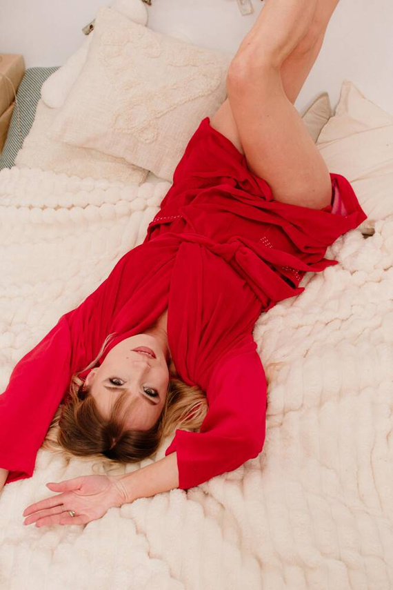 667 Дамски халат Vermell Forex - червен