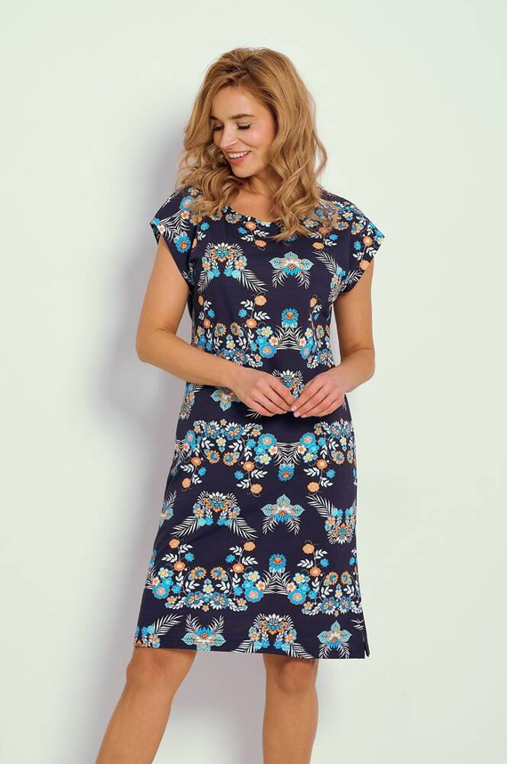 3330 Дамска риза Jodie Taro - тъмносиня