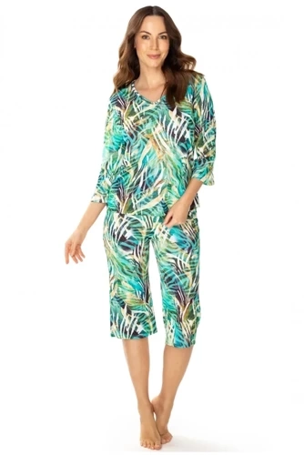 86656 Малага Дамска пижама Чайка зелена