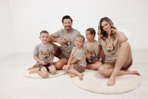 Детска пижама за момче Shiba Italian Fashion 100% памук шорти