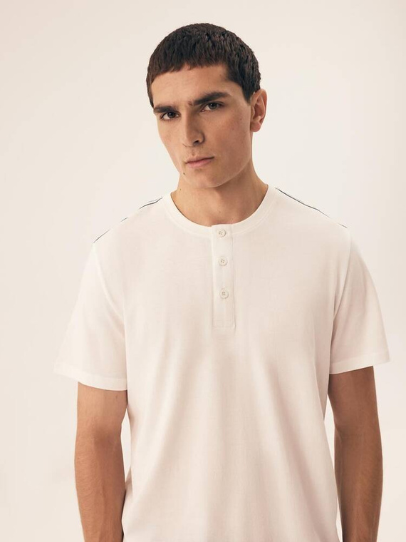 42790 Мъжка пижама Optima Henderson - кремава