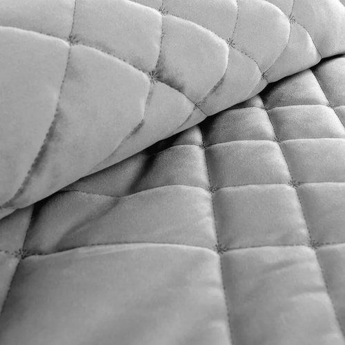 Ria 6 Декоративно кадифено покривало Европердета сребристо