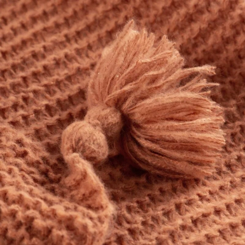 Каре 1 Кувертюра с ресни, европердета, керемидено червено