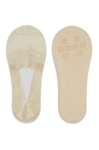 SN048 Дамски балеринки Noviti - светло бежови