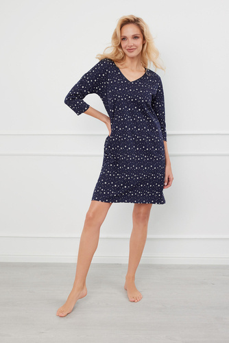 Нощница Libra, 3/4 ръкав Италианска мода - принт