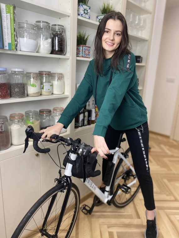 496 Дамски спортен костюм Just Forex - зелен