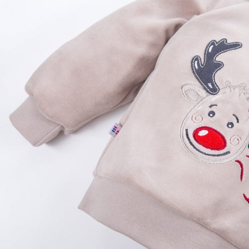 Здравей Елен! Велурен суичър Eevi - бежов