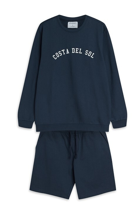 42637 Мъжка пижама Del Henderson - синьо