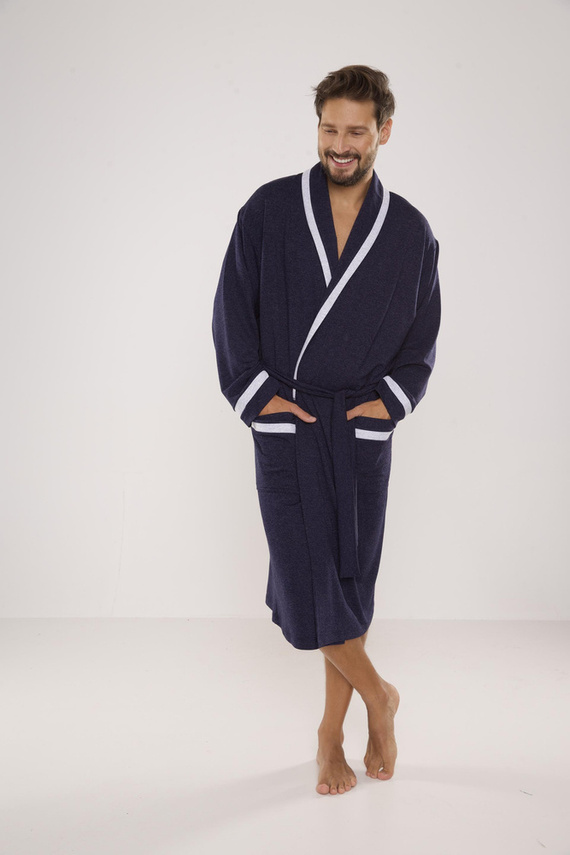 564 Мъжки халат Bruno De Lafense - деним