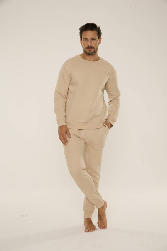 813 Indigo Мъжки спортен костюм от De Lafense - пясъчен