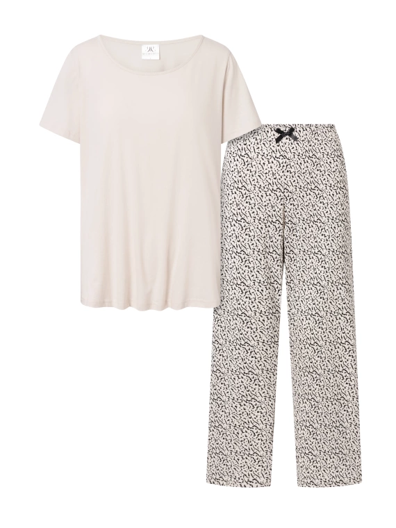 Бежова дамска пижама Impressive You Momenti Per Me