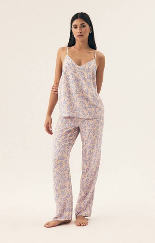 42665 Nadar Piżama Damska Henderson - light blue