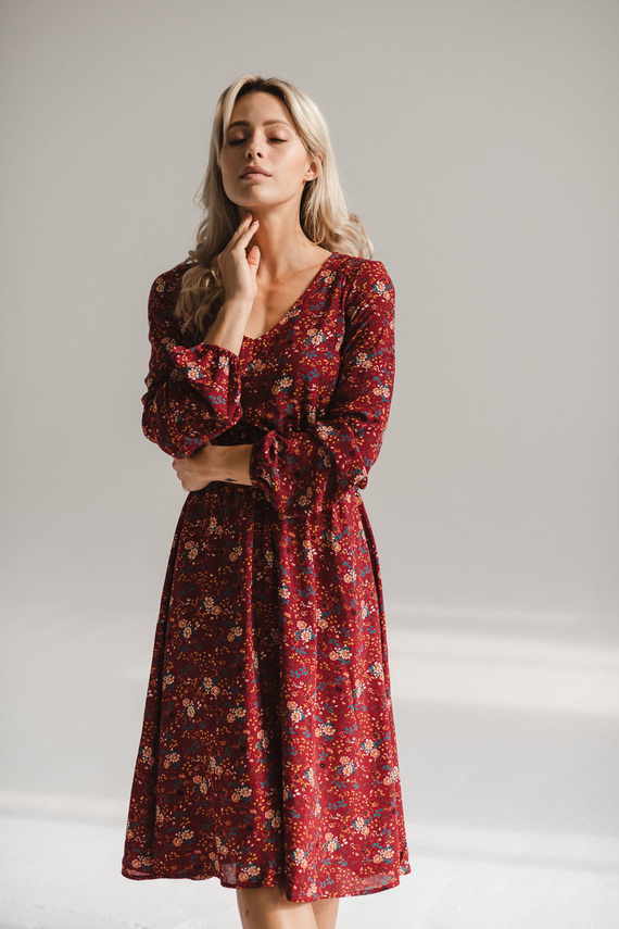 Lovely Dress Midi sukienka ciążowa i do karmienia Milk&Love błękitny