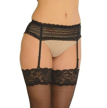 858 Колан за жартиери Leyla Forex - черен