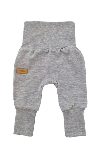 Памучни къси панталони "Lines" Terjan - сиви